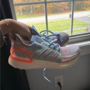 BRAND NEW Adidas Women Sneakers with Blue and Orange Accents